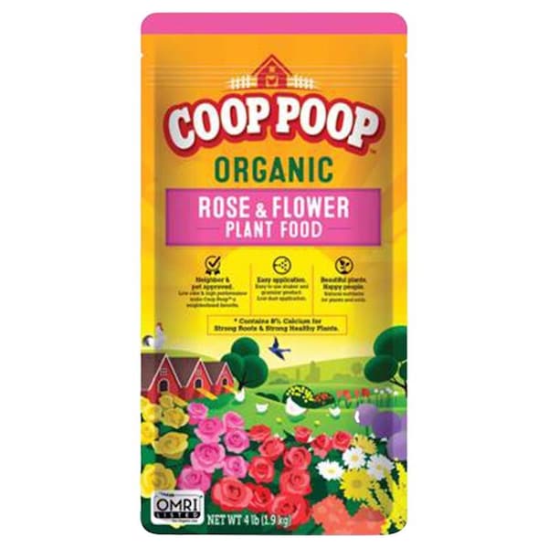 Coop Poop Coop Poop Organic Soil Rose Plant Food 4 lb HGR464RF4 - main